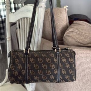 Dooney & Bourke Brown Monogram Shoulder Bag